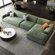 Elysian Chesterfield Premium L-Shape Sofa โ Dune & Pine, UAE